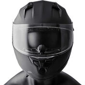 Gms Hexago Full Face Motorcycle Мотошлем Matt Black