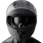 Gms Hexago Full Face Motorcycle Мотошлем Matt Black