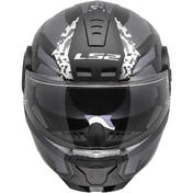 Modular Motorcycle Мотошлем P/J LS2 FF902 SCOPE II OXYD Black Titanium
