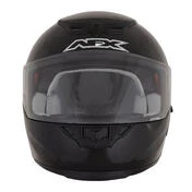 AFX FX-105 Thunderchief Solid Black Solid Мотошлем
