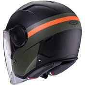 Caberg SOHO ZEPHYR Jet Motorcycle Мотошлем Matt Black Military Green Orange