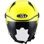KYT D-CITY PLAIN Jet Motorcycle Мотошлем Fluorescent Yellow