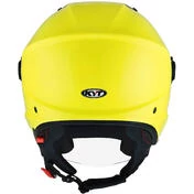 KYT D-CITY PLAIN Jet Motorcycle Мотошлем Fluorescent Yellow