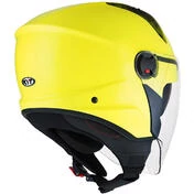 KYT D-CITY PLAIN Jet Motorcycle Мотошлем Fluorescent Yellow