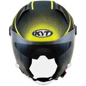 KYT D-CITY COLORFUL Jet Motorcycle Мотошлем Yellow