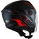 KYT D-CITY LUCENT Jet Motorcycle Мотошлем Black Red