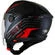 KYT D-CITY LUCENT Jet Motorcycle Мотошлем Black Red