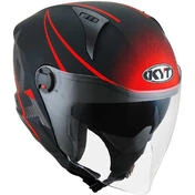 KYT D-CITY COLORFUL Jet Motorcycle Мотошлем Matt Red