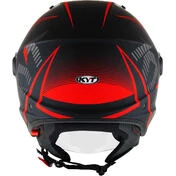 KYT D-CITY COLORFUL Jet Motorcycle Мотошлем Matt Red