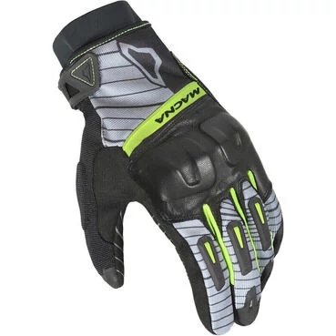 Macna Attila RTX Motorcycle мотоперчатки Black Yellow