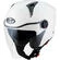 KYT D-CITY PLAIN Jet Motorcycle Мотошлем White