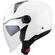 KYT D-CITY PLAIN Jet Motorcycle Мотошлем White