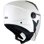 KYT D-CITY PLAIN Jet Motorcycle Мотошлем White
