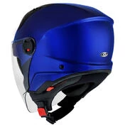 KYT D-CITY PLAIN Jet Motorcycle Мотошлем Blue Metal