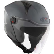 KYT D-CITY PLAIN Jet Motorcycle Мотошлем Grey