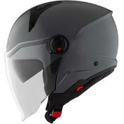 KYT D-CITY PLAIN Jet Motorcycle Мотошлем Grey
