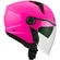 KYT D-CITY PLAIN Jet Motorcycle Мотошлем Fuchsia Fluo