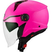 KYT D-CITY PLAIN Jet Motorcycle Мотошлем Fuchsia Fluo