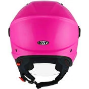 KYT D-CITY PLAIN Jet Motorcycle Мотошлем Fuchsia Fluo