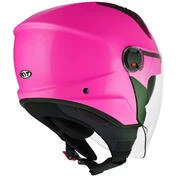 KYT D-CITY PLAIN Jet Motorcycle Мотошлем Fuchsia Fluo
