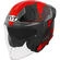 Kyt TTR-JET LED Jet Motorcycle Мотошлем Black/Red