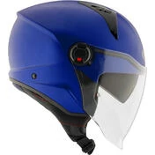 KYT D-CITY PLAIN Jet Motorcycle Мотошлем Matt Metal Blue