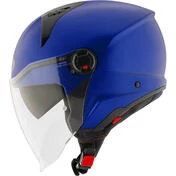 KYT D-CITY PLAIN Jet Motorcycle Мотошлем Matt Metal Blue