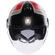 AGV ETERES SCAGLIERI Jet Motorcycle Мотошлем Matt Grey Red