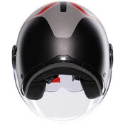 AGV ETERES SCAGLIERI Jet Motorcycle Мотошлем Matt Grey Red