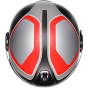 AGV ETERES SCAGLIERI Jet Motorcycle Мотошлем Matt Grey Red