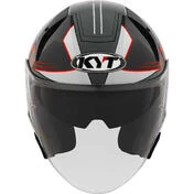 Kyt TTR-JET LED Jet Motorcycle Мотошлем Black Grey