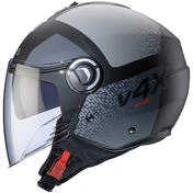 Caberg RIVIERA V4X ALPHA Jet Motorcycle Мотошлем Matt Black Anthracite Grey