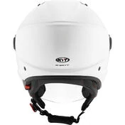 KYT D-CITY PLAIN CRYSTAL Jet Motorcycle Мотошлем Matt White