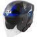 Kyt TTR-JET LED Jet Motorcycle Мотошлем Black/Blue