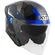 Kyt TTR-JET LED Jet Motorcycle Мотошлем Black/Blue