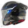 Kyt TTR-JET LED Jet Motorcycle Мотошлем Black/Blue