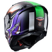 Caberg AVALON X GURKHA Full Face Motorcycle Мотошлем Matt Black Orange Fluorescent Green