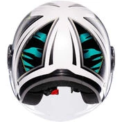 AGV ETERES GHEPARD Jet Motorcycle Мотошлем Matt White Black Green