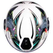 AGV ETERES GHEPARD Jet Motorcycle Мотошлем Matt White Black Green