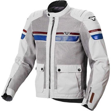 Macna Fluent Light Motorcycle мотокуртка Grey Blue Red
