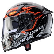 Caberg AVALON X GURKHA Full Face Motorcycle Мотошлем Black Grey Orange Fluo