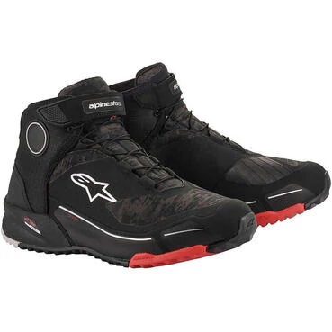 Alpinestars CR-X DRYSTAR Motorcycle мотоботы Red Camo Black