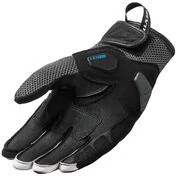 Rev'it RITMO Leather Motorcycle мотоперчатки Black Grey