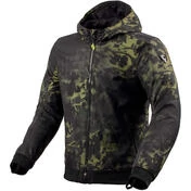 Rev'it SAROS WB Black Dark Green Fabric Motorcycle мотокуртка