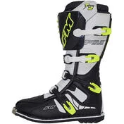 Moto Cross Enduro Fm Racing THUNDER 2 ENDURO мотоботинки White Yellow Fluo