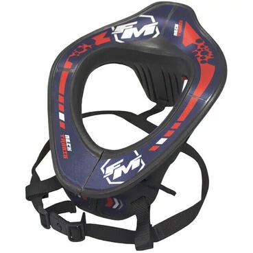 FM Racing Moto Cross Enduro Collar NECK TRONIC Navy Red