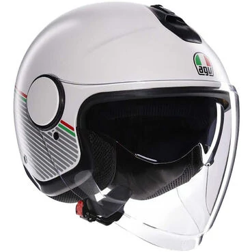 AGV ETERES CAPOLIVERI Jet Motorcycle Мотошлем Matt White Italy