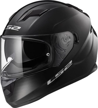 LS2 FF320 Stream Evo Gloss Black мотошлем черный