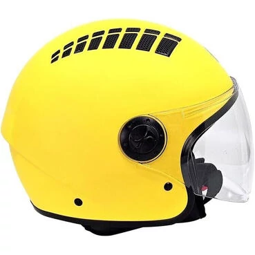 Bhr 834 Flow Air Jet Motorcycle Мотошлем Matt Yellow