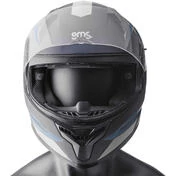 Gms Velox Graphic Full Face Motorcycle Мотошлем Matt Black